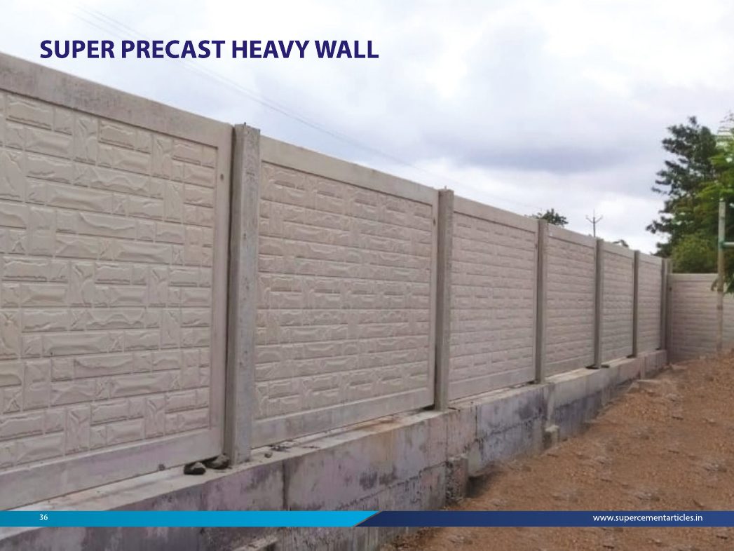 Super Precast Heavy Wall - Installed heavy-wall system and finish