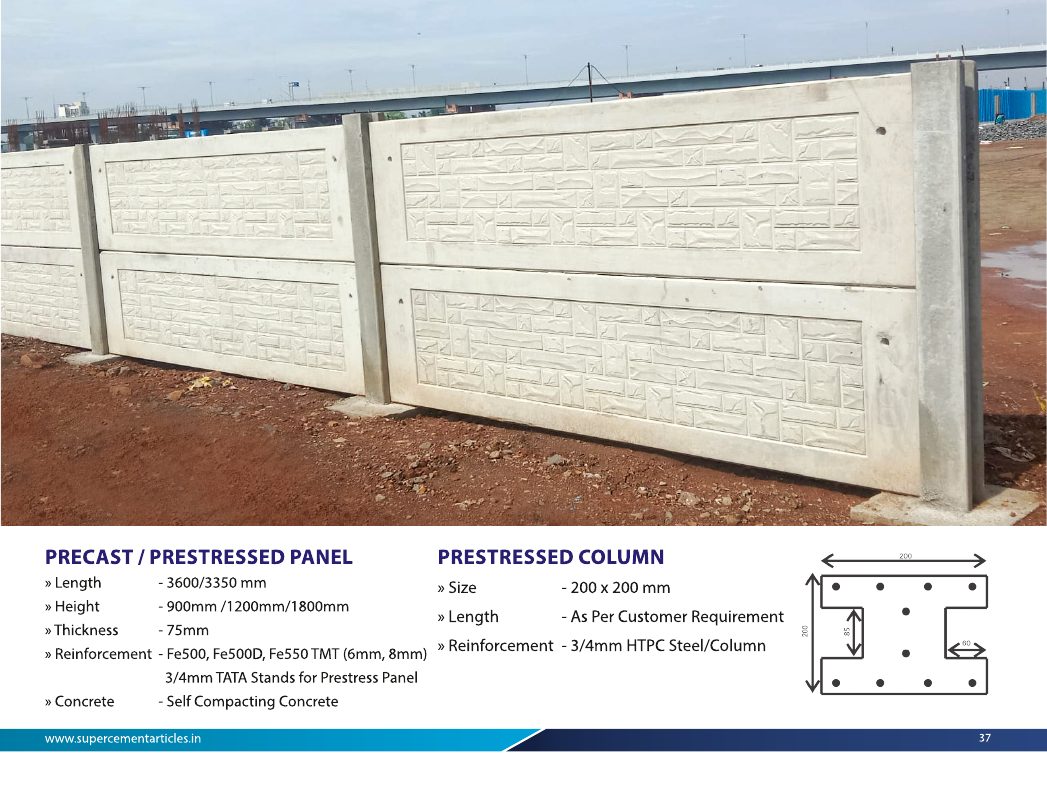 Super Precast Heavy Wall - Panel-column construction and catalogue data