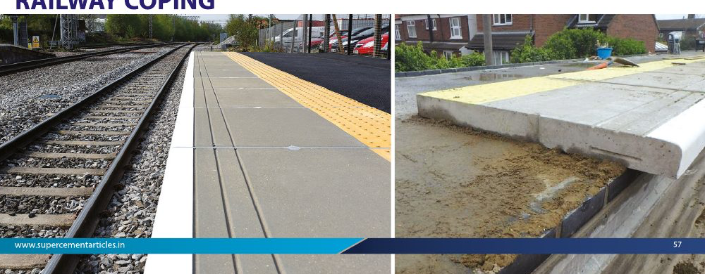 Precast Railway Coping catalogue reference