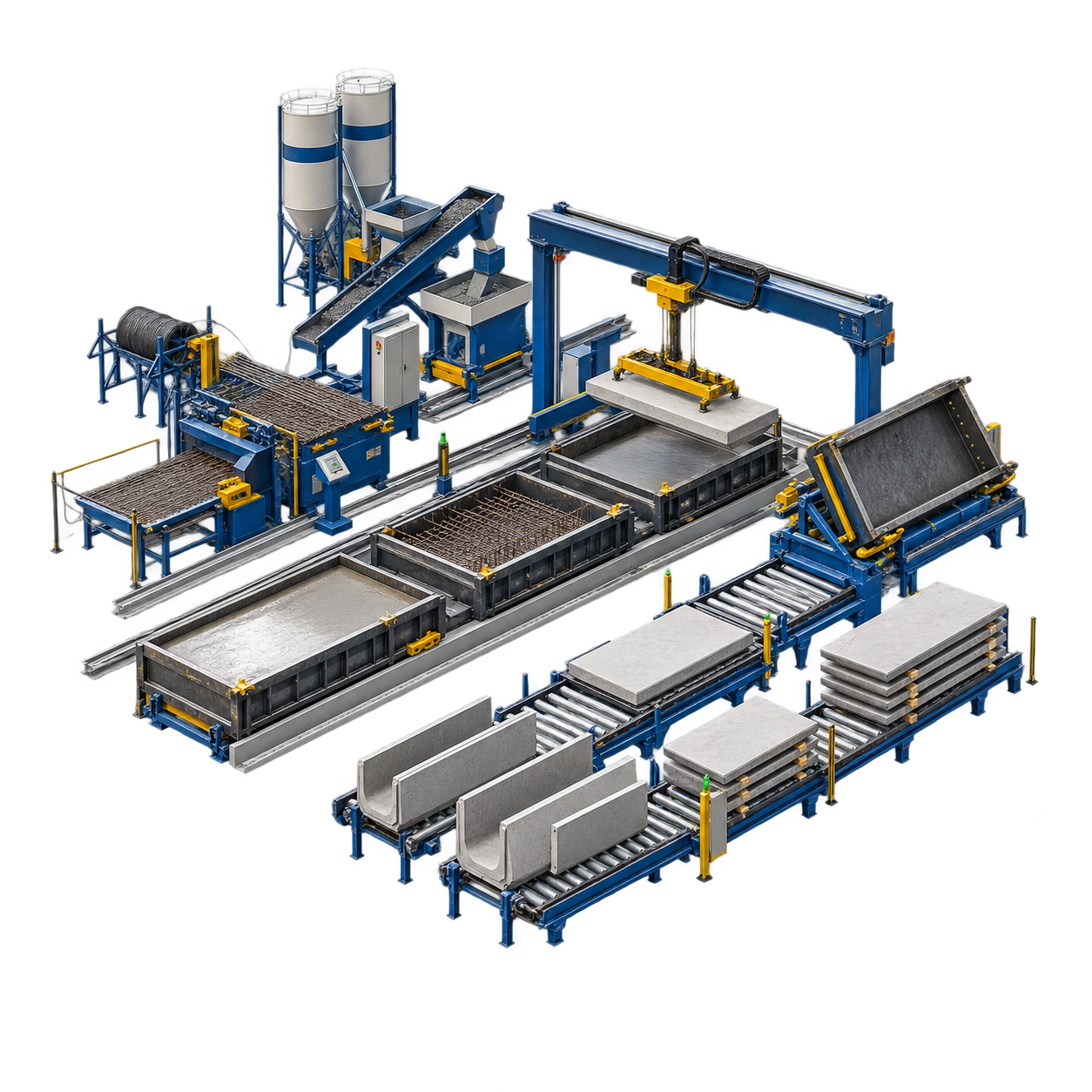 Efficient precast production