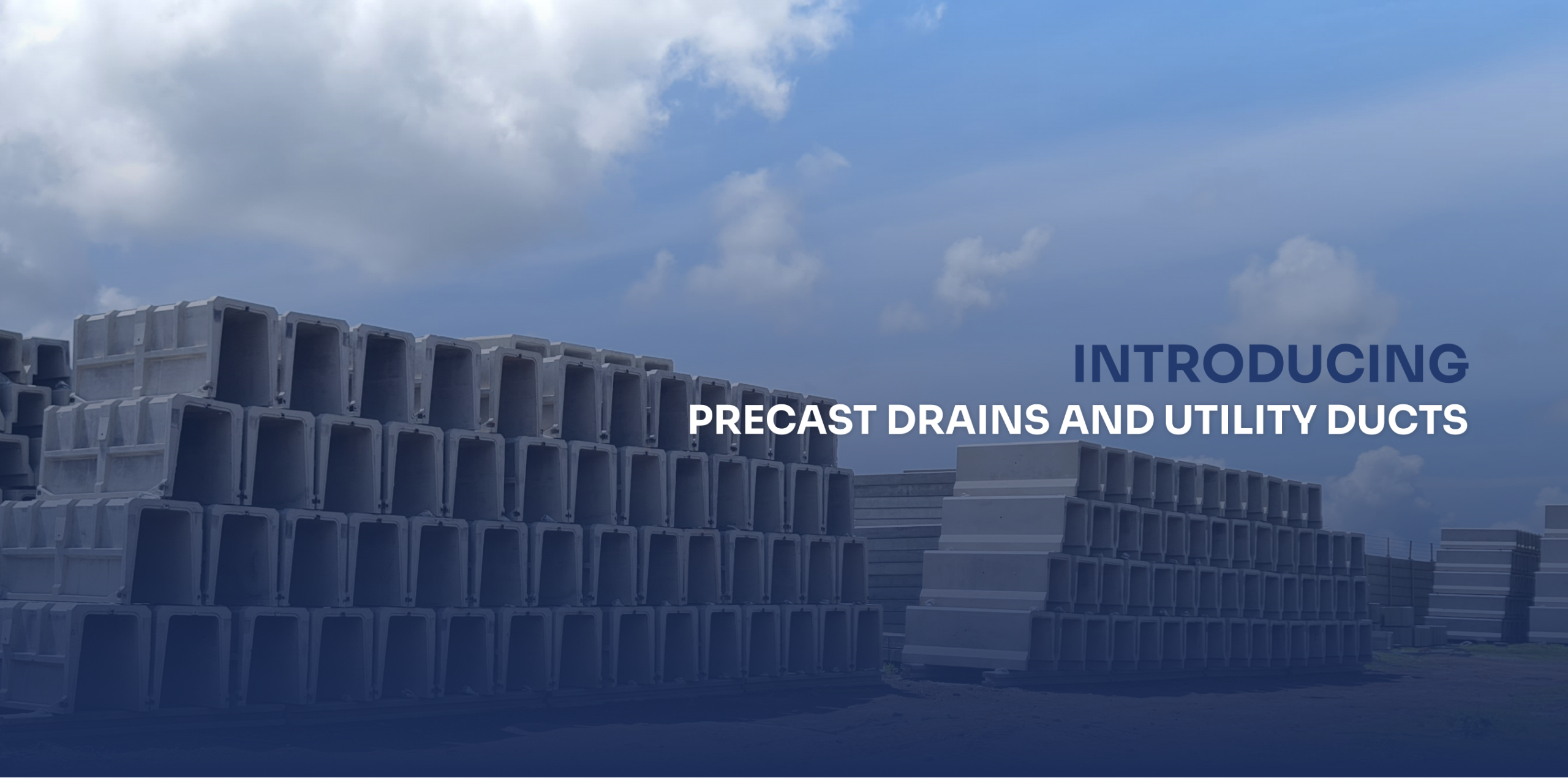 Precast systems at manufacturing yard