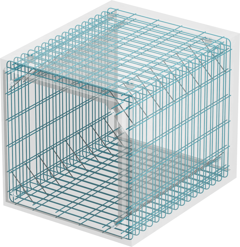 Reinforcement cage structure of Super Box Culvert